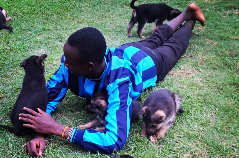 He felt safer at 5 years of age to leave his village