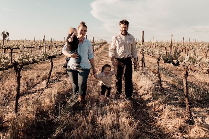 Farmer and the scientist family